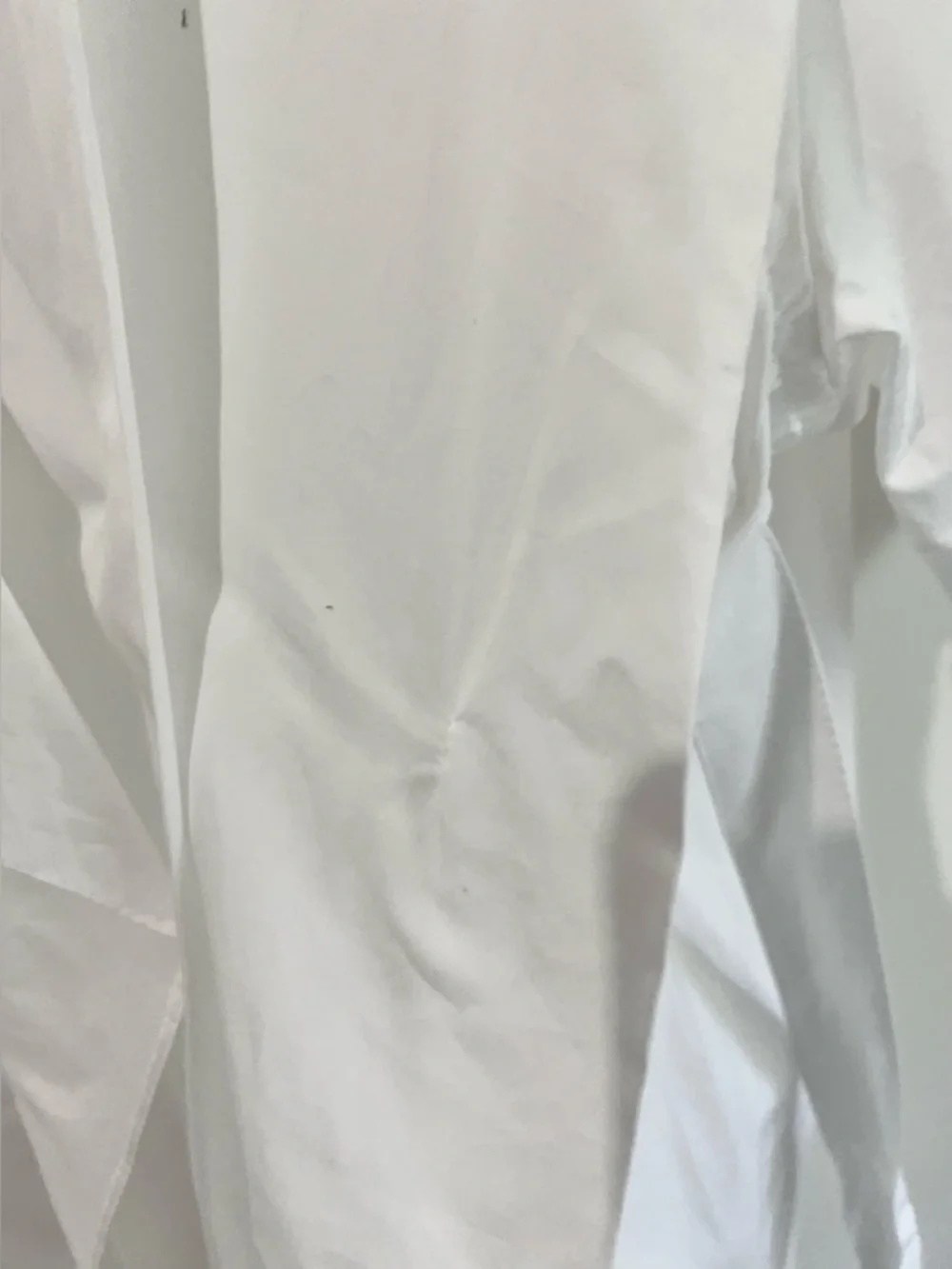 Nina Ricci NWOT Blouse Top  Ruffle Belted Unique Short Sleeves Size XL White - Picture 9 of 15